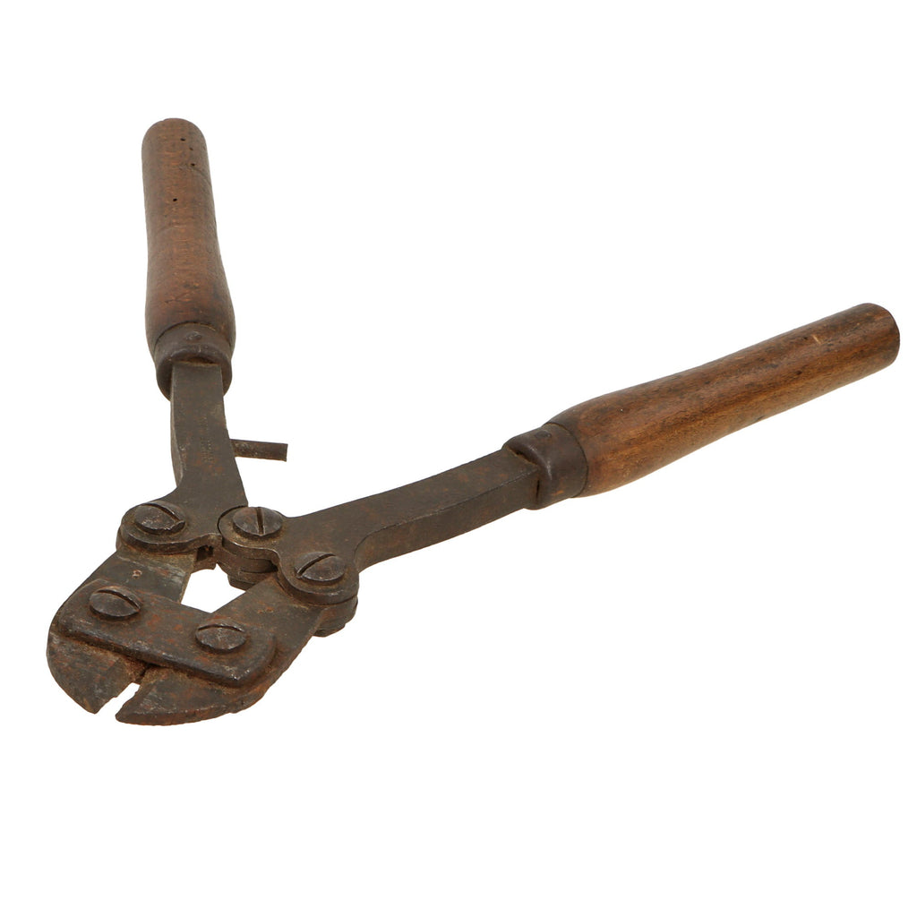Original French WWI Era Engineers Short Handled Wire Cutters by Peugeot Freres Original Items