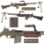 Original U.S. WWII BAR Browning M1918A2 Display Gun Constructed using Genuine Parts - Live NE-7 Barrel Dated 2-45 Original Items