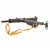 Original British WWII Sten MkII Display Submachine Gun Serial FM 27519 with "T" Butt Stock, Magazine, and Sling Original Items