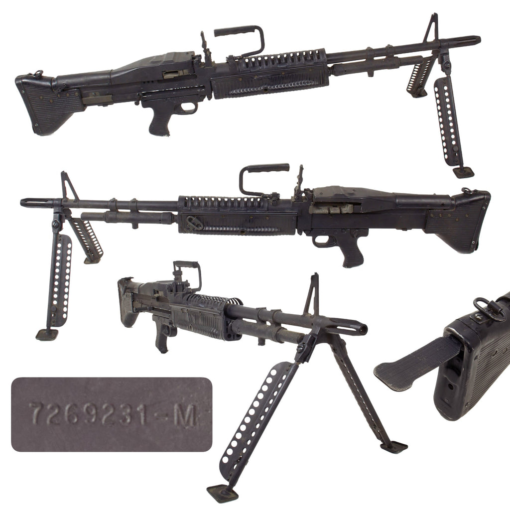 Original U.S. Vietnam War M60 Display Machine Gun - Constructed from Original USGI Parts Original Items