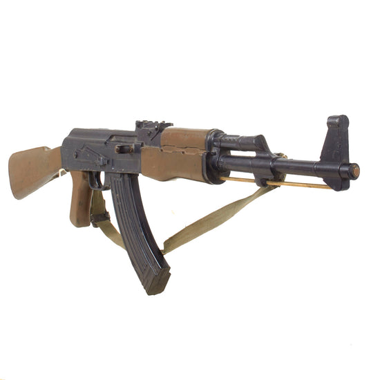 Original U.S. Vietnam War Era Chinese (M22) AK-47 Hard "Rubber Duck" Training Rifle with Sling - From Training Audiovisual Support Center Original Items