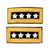 Original U.S. Vietnam War Era General Richard G. Stilwell’s Shoulder Boards & Framed Photo & Pilot Wings with Letter of Provenance - 17 ½ x 21 ½” Original Items