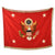 Original U.S. Vietnam War 1968-Dated Embroidered Secretary of the Army Flag with Fringe - 49 x 66” Original Items