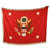 Original U.S. Vietnam War 1968-Dated Embroidered Secretary of the Army Flag with Fringe - 49 x 66” Original Items