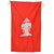 Original Laotian Vietnam War Era Flag of Kingdom of Laos with Embroidered Elephants - 32 x 58” Original Items