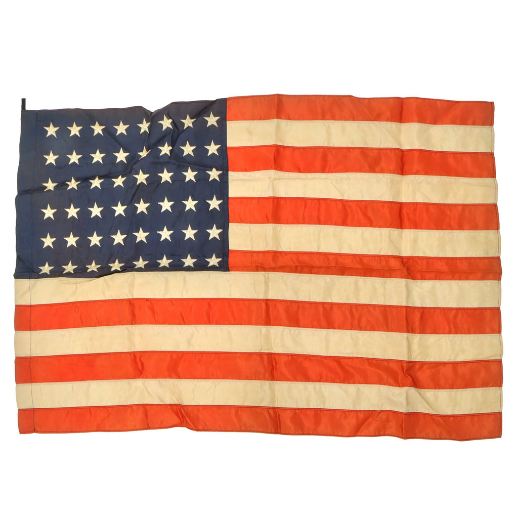 Original U.S. WWI Era 48 Star National Flag - 24 x 34” Original Items