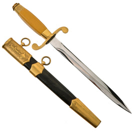 Original Soviet Cold War Naval Dagger with Scabbard - Dated 1951 - Serial N07216
