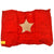 Original U.S. Vietnam War Bringback North Vietnamese People’s Army Flag with Hand-Cut Star - 16 x 21” Original Items