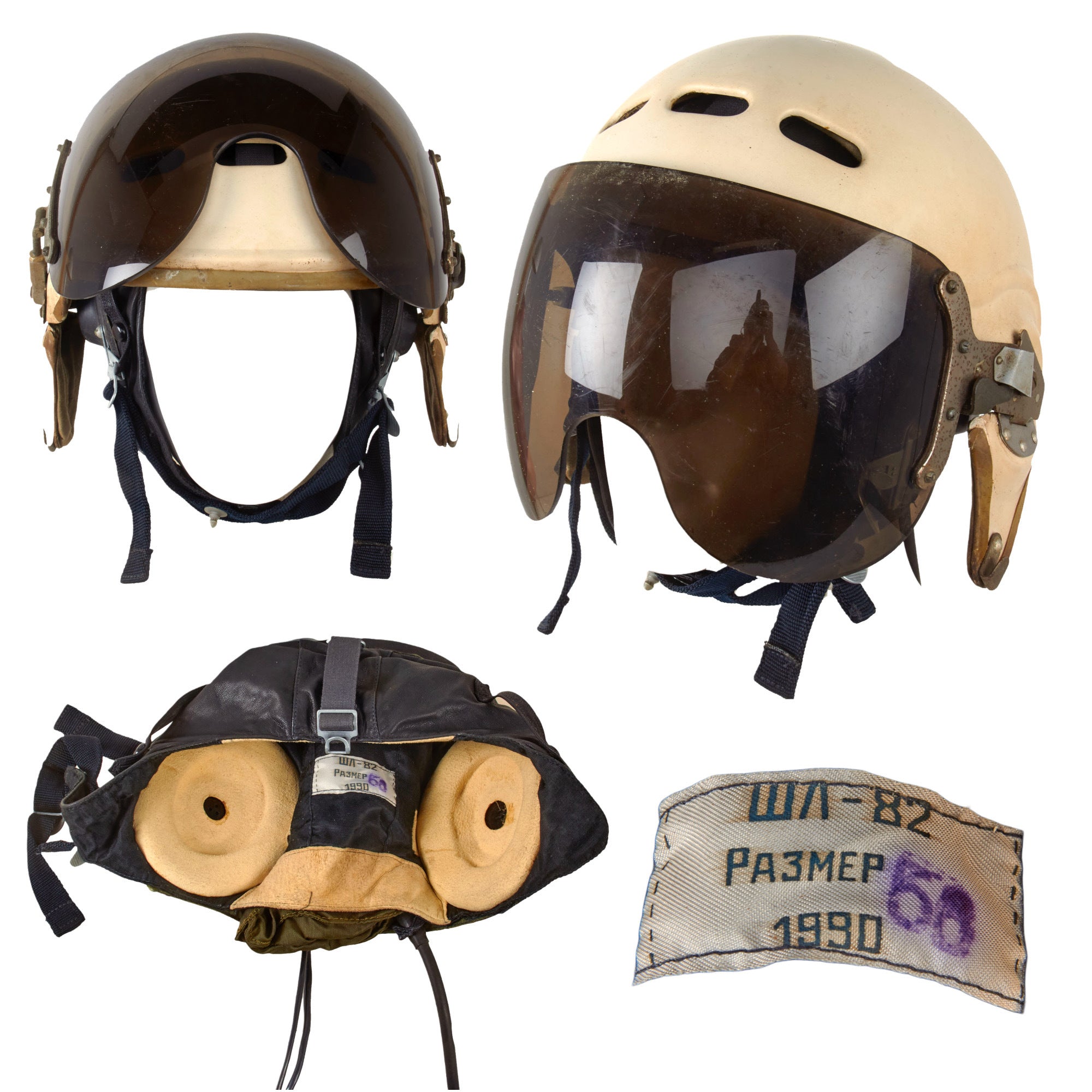 Original Soviet Cold War Soviet Air Forces MiG Jet Pilot ZSh-3