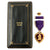 Original U.S. WWII Numbered Purple Heart Medal in Original Presentation Case with Ribbon & Lapel Pin - #195658 Original Items