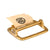 Original German WWII Unissued NSDAP Double Claw Gold Uniform Belt Buckle by Overhoff & Cie. - RZM M5/71 Original Items