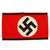 Original German WWII  SS Member's Wool & Rayon Multi-Piece Armband Original Items