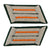Original German WWII Heer Army Military Police Leutnant der Feldgendarmerie Officer Uniform Rank Insignia Set - Collar Tabs & Shoulder Boards Original Items