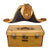 Original Imperial Japanese WWII Navy Admiral’s Chapeau in Original Case - Koasayu Original Items