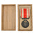 Original Japanese WWII Lot of Five Medals with Four in Original Boxes - Taisho Enthronement, The 1937-45 China Incident War Medal, Order of the Sacred Treasure, and Dark Blue Medal of Honor Original Items
