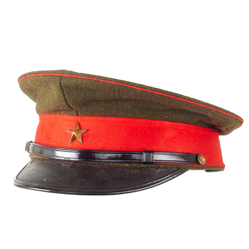 Original Pre-WWII Imperial Japanese Army Type 45 Officer Visor Cap Original Items