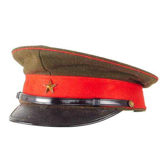 Original Pre-WWII Imperial Japanese Army Type 45 Officer Visor Cap Original Items