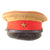 Original Pre-WWII Imperial Japanese Army Type 45 Officer Visor Cap with Oilcloth Sweatband & Chinstrap