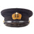 Original WWII Imperial Japanese Navy IJN Officer Visor Cap with Stitched Kanji Characters