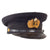 Original WWII Imperial Japanese Navy IJN Officer Visor Cap with Stitched Kanji Characters