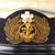 Original WWII Imperial Japanese Navy IJN Officer Visor Cap with White Foul Weather Cover with Embroidered Name Inside Original Items