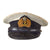 Original WWII Imperial Japanese Navy IJN Officer Visor Cap with White Foul Weather Cover with Nametag Inside
