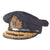Original British WWII Named Royal Navy Admiral Visor Cap by Gieves of London - R. W. Parker Original Items