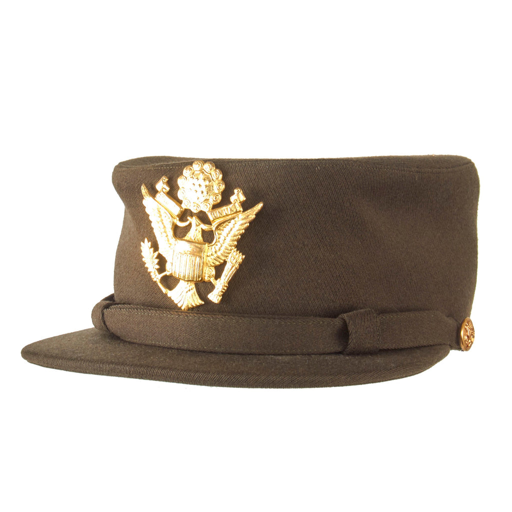 Original U.S. WWII Women's Army Corps WAC Hobby Hat by Rare Maker Stetson - Size 22 ½ - Excellent Original Items