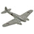 Original U.S. WWII German Heinkel He 111 Heavy Bomber Cast Metal Identification Model Original Items