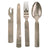 DRAFT Original German WWII Mess Kit Utensil Set Dated 1941 - Steel and Stainless Steel (Copy) Original Items