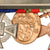 Original German WWI Era Medal Bar with 1914 EKII, City of Hamburg Hanseatic Cross & Bavarian Merenti Cross of Military Merit with Swords - 6 Awards Original Items