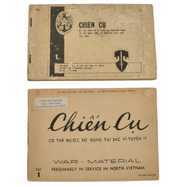 Original South Vietnamese & U.S. Vietnam War Enemy Weapon Familiarization Guides - Lot of 2