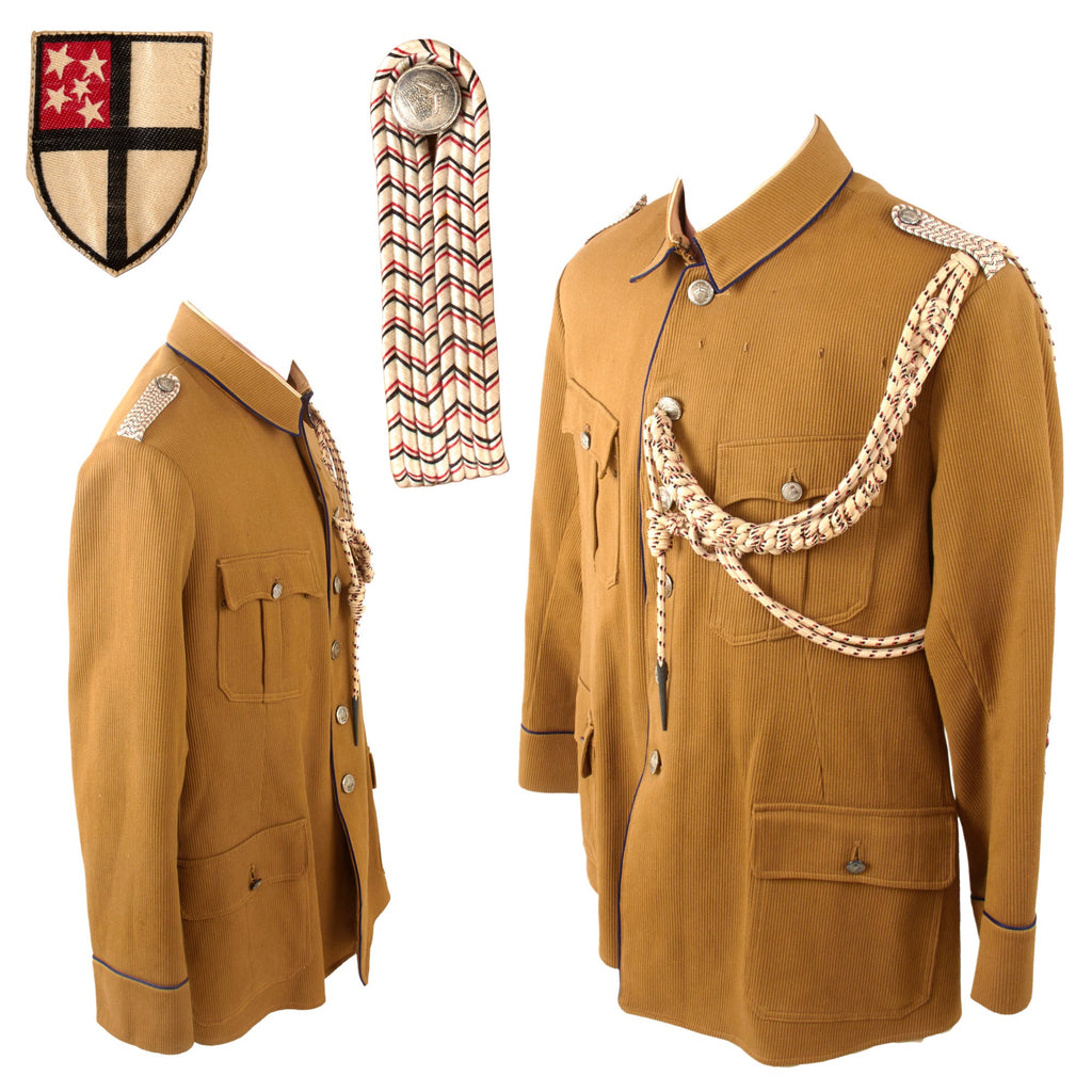 Original German Pre-WWII Reichskolonialbund RKB Colonial Veteran’s Uniform with Cord & New Swabia Patch - Kolonialbund Original Items