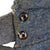 Original French WWI Armored Tanker Lieutenant Officer’s Horizon Blue Wool Uniform Set with Stitched Armor Badge & Replaced Collar Tabs Original Items