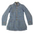Original French WWI Armored Tanker Lieutenant Officer’s Horizon Blue Wool Uniform Set with Stitched Armor Badge & Replaced Collar Tabs Original Items