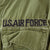 Original U.S. Vietnam Air Force Poplin Jungle Fatigue Shirt with “Incountry” Vietnamese-Made USAF Security Police Insignia Original Items