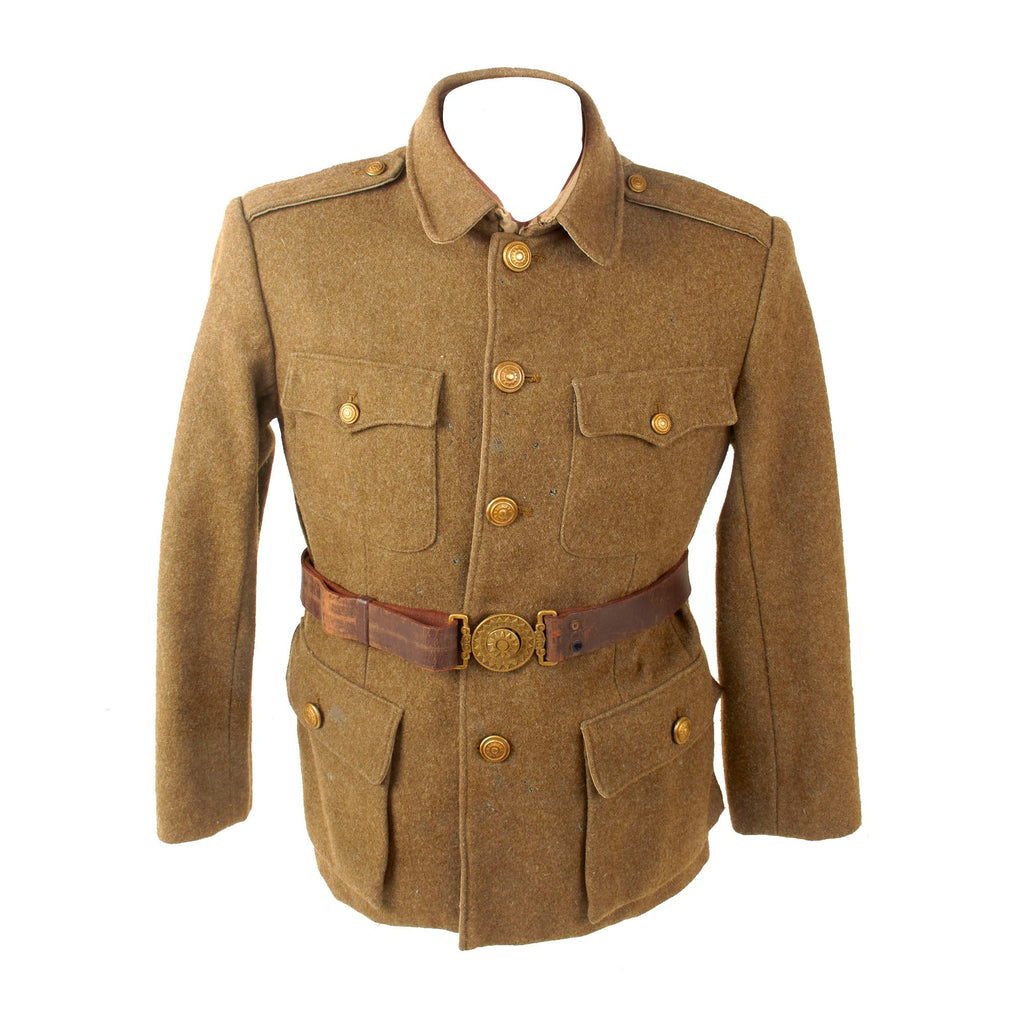 Original Chinese WWII KMT Officer’s Wool Tunic with KMT “Spoon & Wreat ...