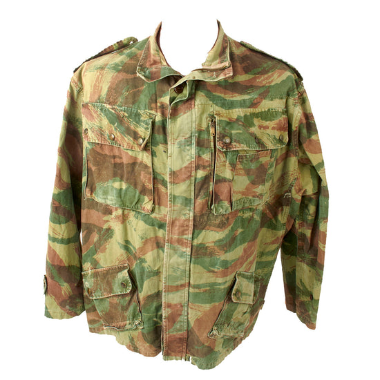 Original French First Indochina War Era TAP 47/52 Camouflage Parachute Smock - Dated 1952 Original Items