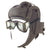 Original Soviet WWII TSh-4 Tanker Helmet with Goggles - Wartime Manufacture 55096 Original Items