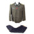 Original German WWII Heer Army Jäger Hauptmann Officer M36 Field Uniform Tunic with Jäger Badge and Breeches Original Items