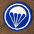 Original U.S. WWII Parachute Infantry Officer’s Garrison Cap with Officer’s Piping & Early Paratrooper Infantry Patch - Size 7 3/8 Original Items