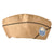 Original U.S. WWII Parachute Infantry Officer’s Garrison Cap with Officer’s Piping & Paratrooper Infantry Patch - Laundry Number Marked Original Items