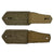 Original German WWII Turkestan Legion Foreign Volunteer Shoulderboards - Set of Two Original Items