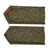 DRAFT Original German WWII Soviet Liberation Army Volunteers “ROA” POA Cossack Insignia Lot - Two Shoulder Board Pairs and Collar Insignia Pairs - 11 Items Total (Copy) Original Items
