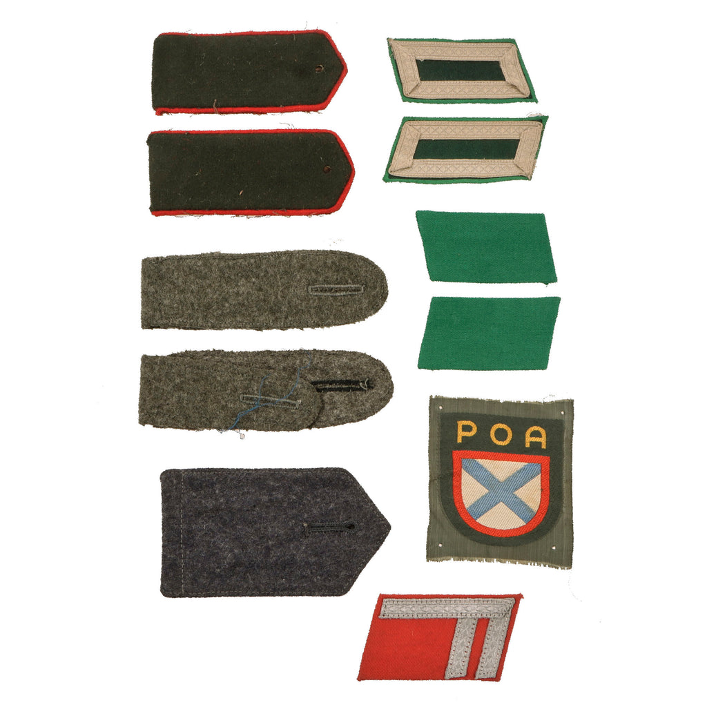 DRAFT Original German WWII ROA Soviet Liberation Army Cossack Foreign Volunteer Shoulderboards - Matched Pair (Copy) Original Items