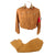 Original German WWII SA Thuringia Group SA-Sturmführer Officer Brown Shirt Tunic with Breeches and Armband Original Items