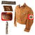 Original German WWII SA Lower Saxony Group SA-Truppführer NCO Brown Shirt Tunic with Corduroy Breeches and Armband Original Items