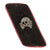 Original German WWII Heer Panzer EM/NCO Left Collar Tab with Danziger Totenkopf and Rose Pink Waffenfarbe