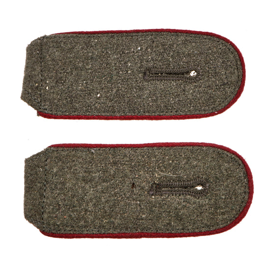 Original German WWII Heer Army Nebeltruppen Smoke & Chemical Troops Enlisted Shoulderboards, Matched Pair, Rare Original Items