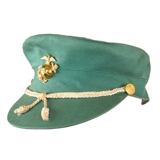 Original U.S. WWII Marine Corps USMC Named Women's Hobby Hat by Knox - Size 22 ½ - Sergeant Mary J. Kadansky Original Items